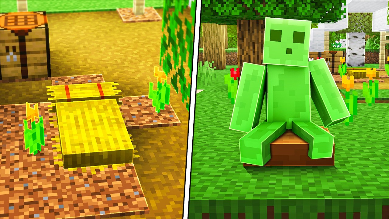 Minecraft hat jetzt SITZKISSEN & STROHBETTEN!