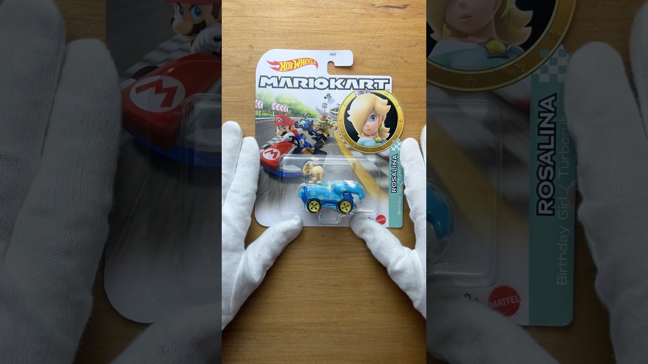 New Mario Kart Rosalina Hotwheels #gaming #toys #shorts