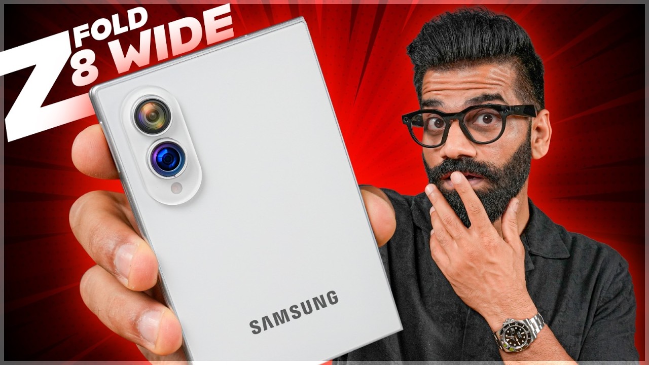 Samsung Galaxy Z Fold 8 Wide First Look - Game Changer!🔥🔥🔥