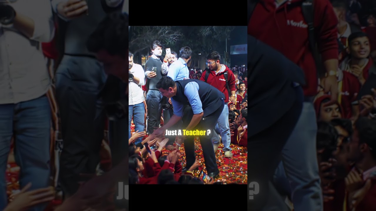 Just a teacher? He's the reason thousands dare to dream bigger ❤️✨ #nvsir #motionkota #motivation
