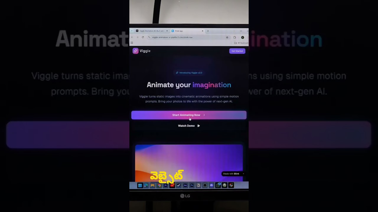 Build Professional Websites in Seconds with AI!#AI #WebDesign #NoCode#BlinkAI#TechTips #Productivity
