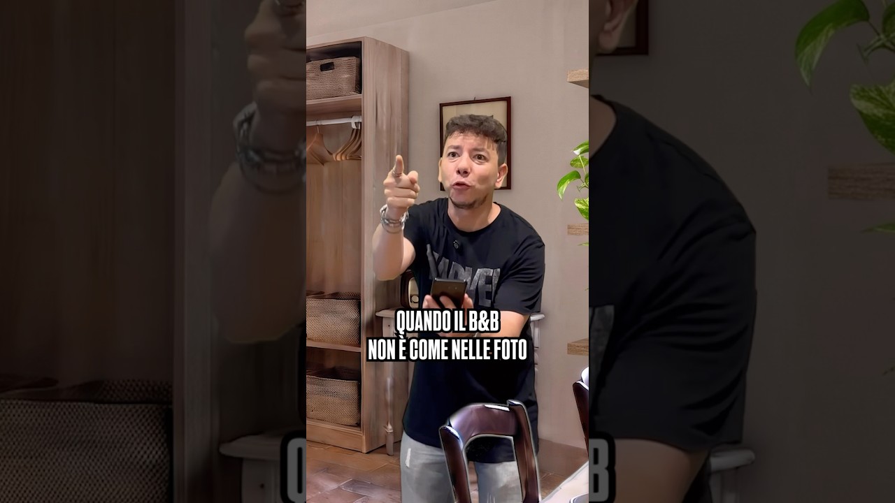 QUANDO IL B&B NON È COME NELLE FOTO #danielecondotta #comedy