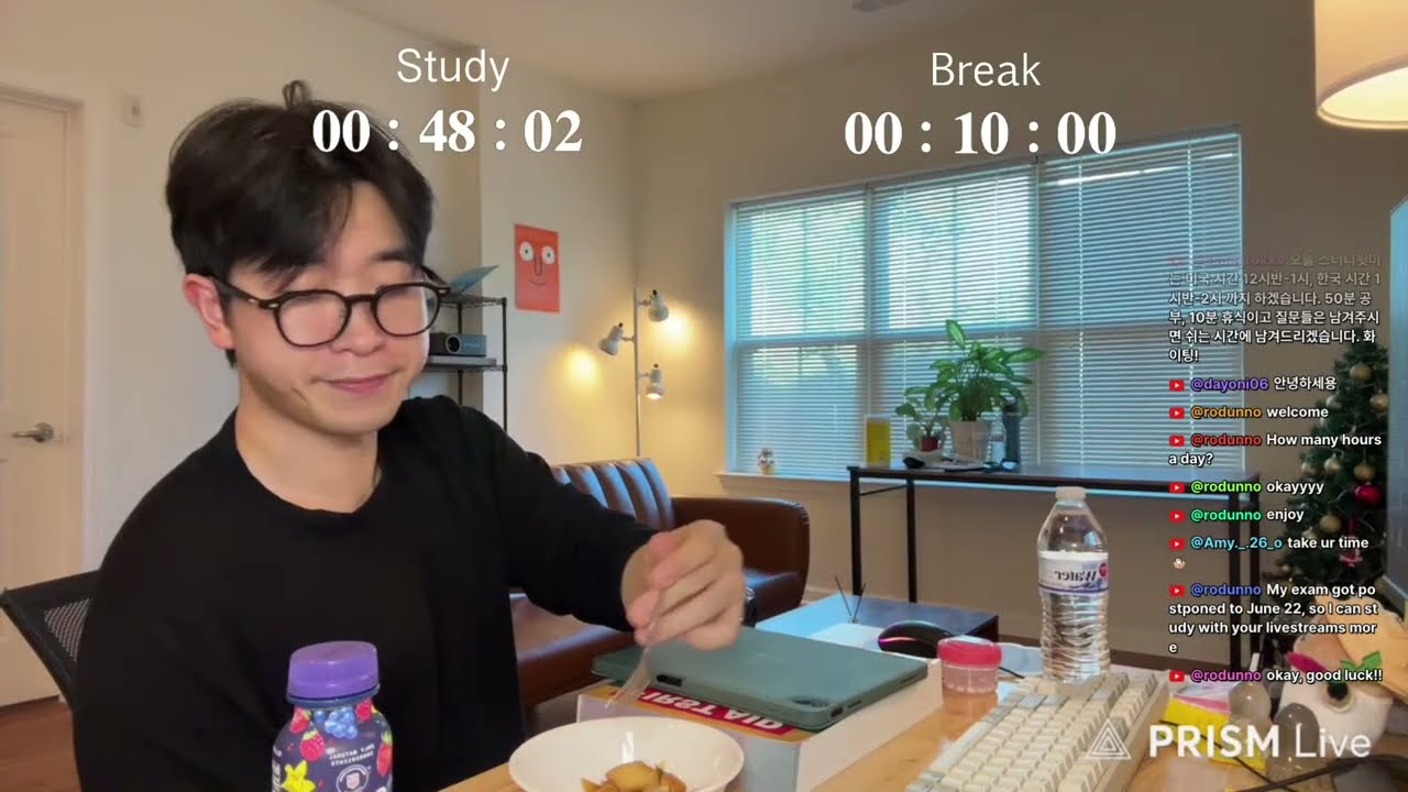 Step 2 D-14 미국 의대생 스터디윗미 Study with Me Pomodoro 50분 공부, 10분 휴식