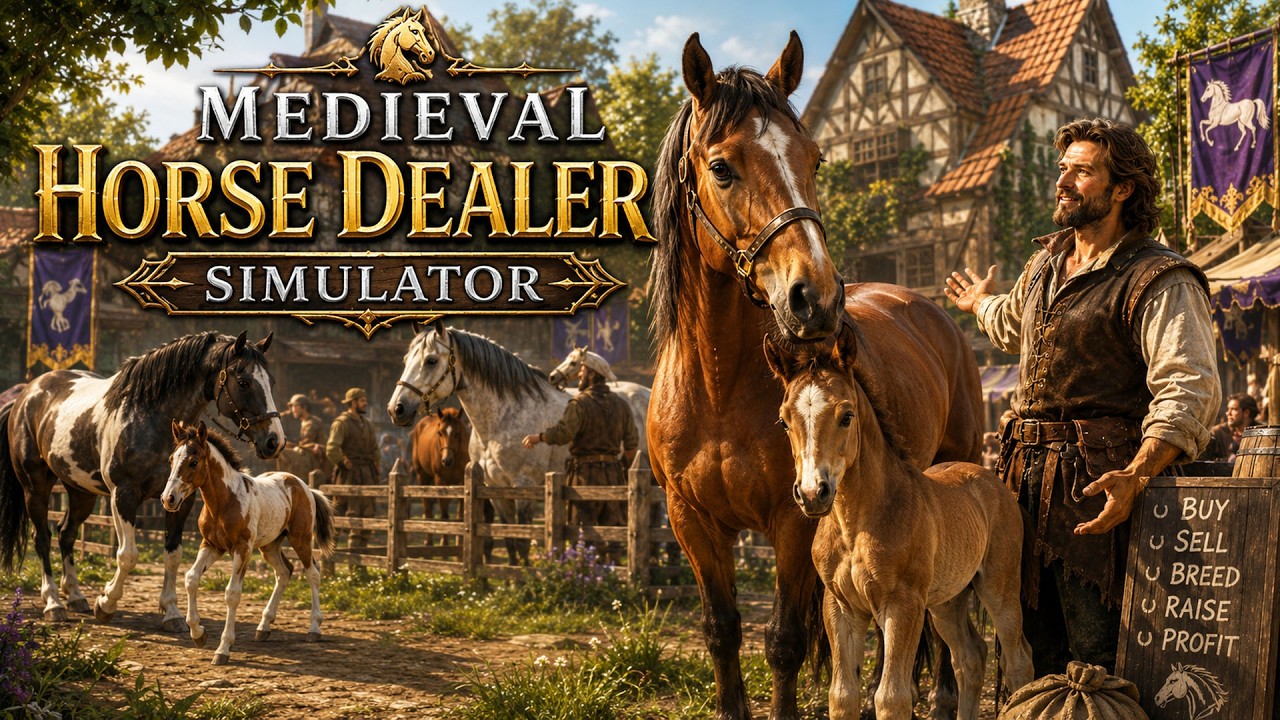 I Am The King Of Horses In Medieval Horse Dealer Simulator