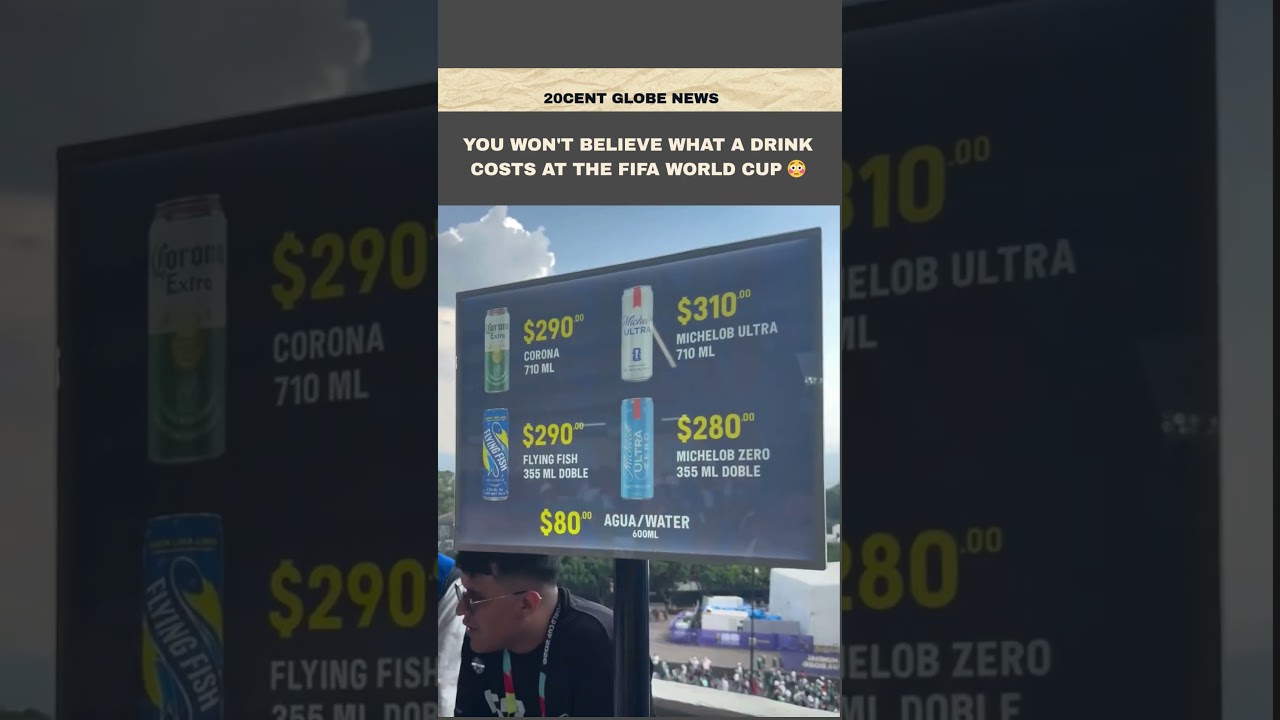 Fans Are Shocked by FIFA World Cup Drink Prices #news #price #drink #fifa #worldcup #worldnews