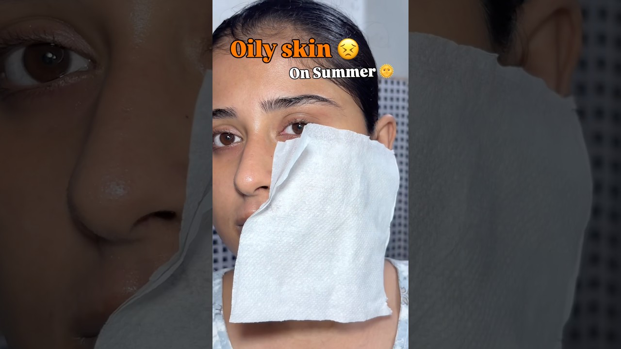 Oily Skin on Summer try this out 🫵 #shorts #trending #skincare #viral #summer #oilyskin #facemask