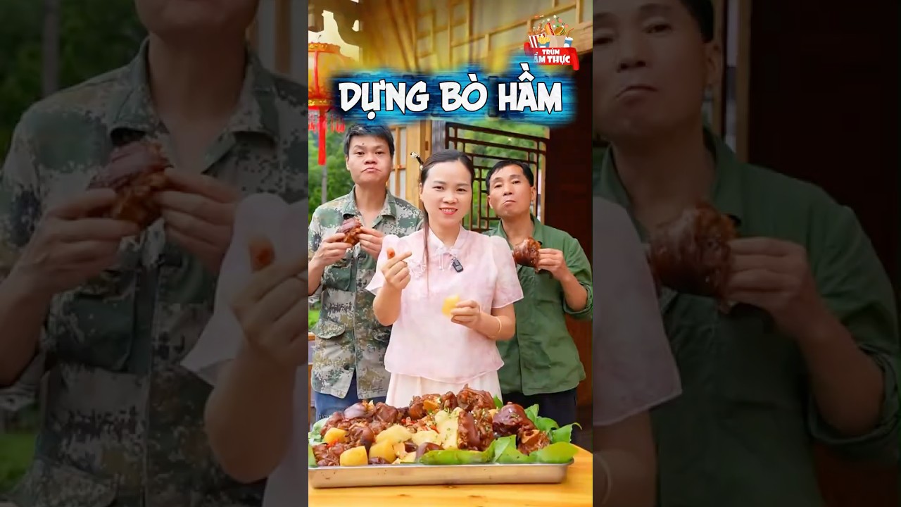 Tú Tú làm món dựng bò thơm ngon mà A trương vứt đi #trumamthuc #food #cooking