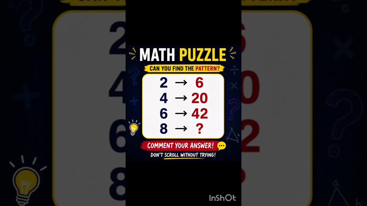 🧠 99% लोग इस Math Puzzle में फेल हो जाते हैं!🔥 क्या आप 10 सेकंड में सही जवाब दे सकते हैं?