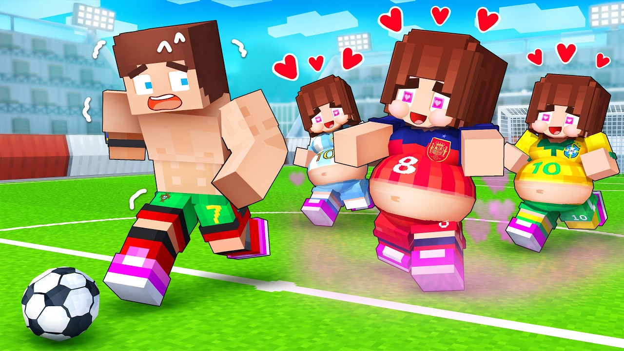 JJ World Cup 2026 LOVE CURSE - Maizen Minecraft Animation
