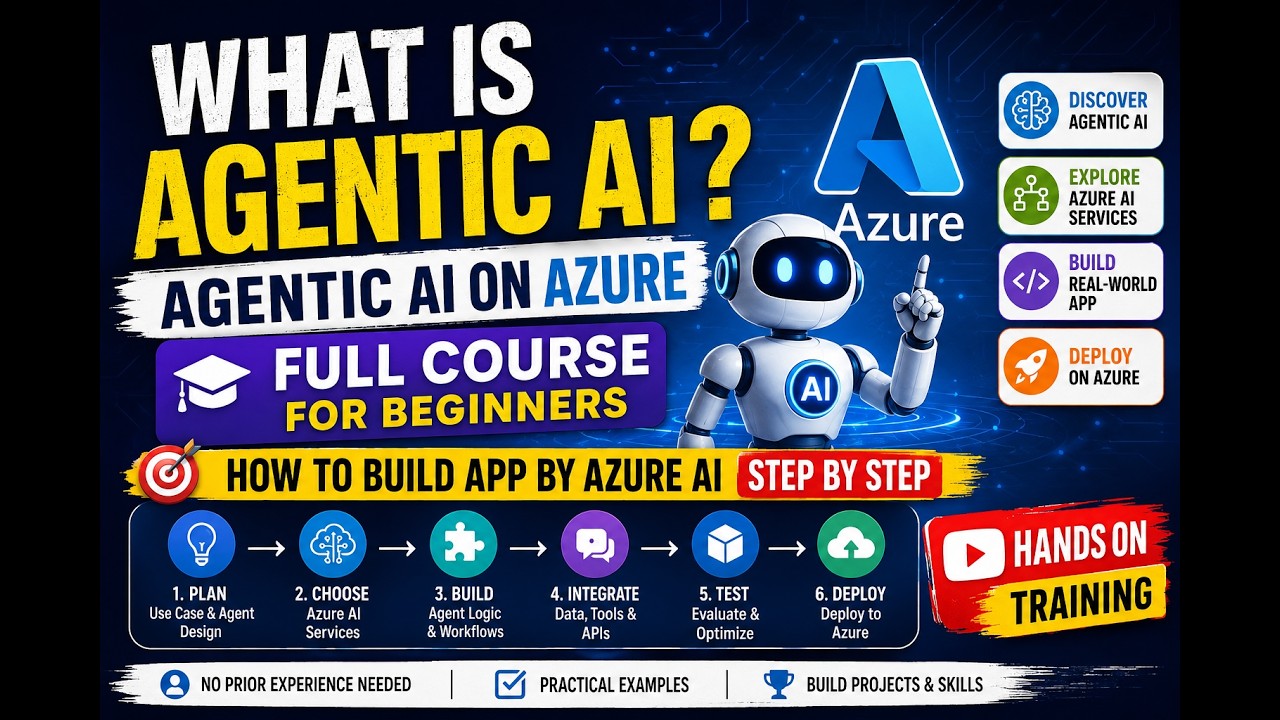 Agentic Ai stack on Azure Full Course For Beginners | How to build Your app in Azure AI |