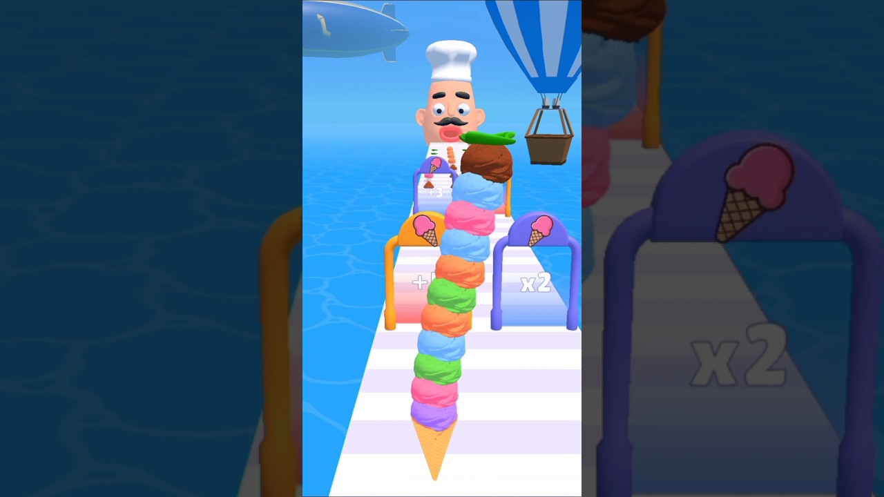 Stacky lce cream Theif 🍦 Runner| #youtubeshorts #gaming #shorts