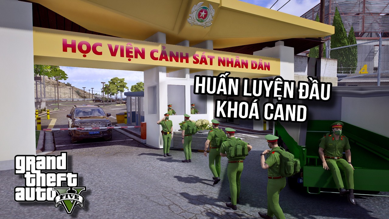 GTA V # Giao Nhận Quân Huấn Luyện Học Viên Các Trường CAND Tại KO2 | Ngọc Lâm Gaming