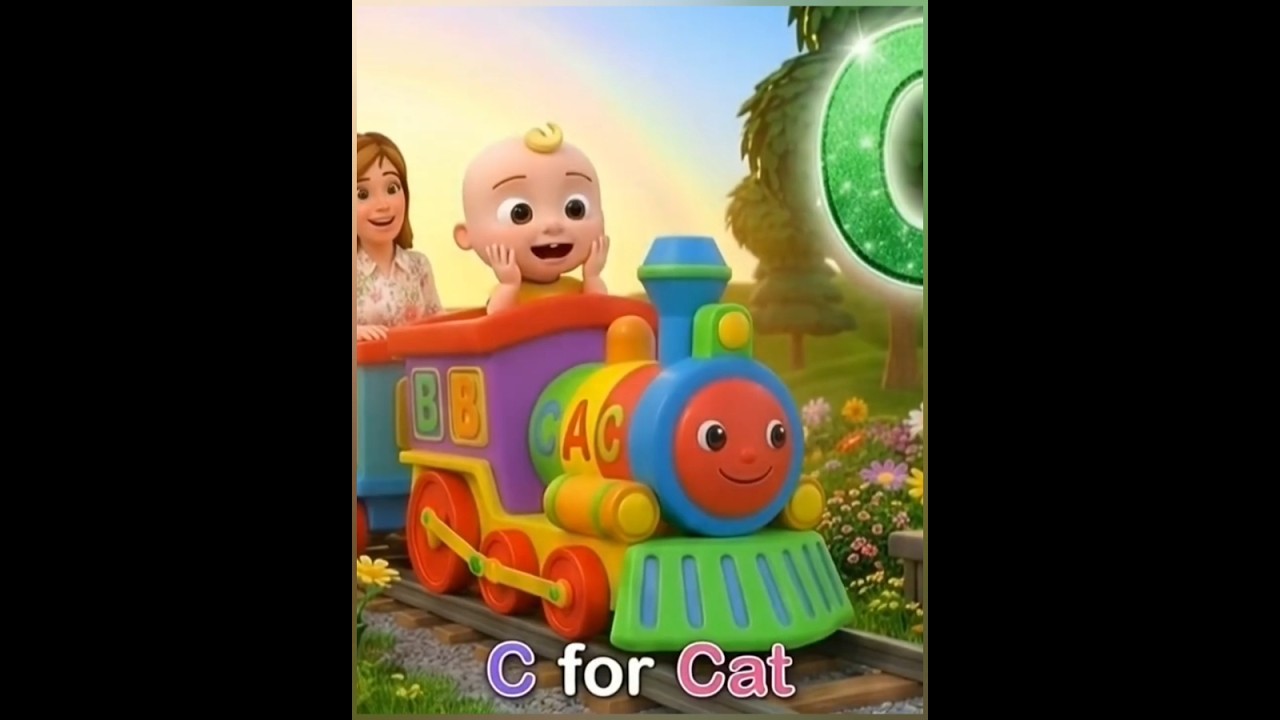 ABC Train Adventure 🚂 | Nursery Rhymes & Kids Songs 👶 @MiniJoyKids-e3z
