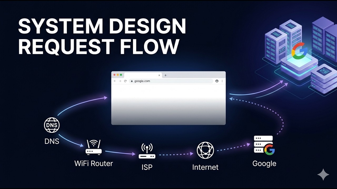 What Happens When You Type google.com In Browser ? | System Design