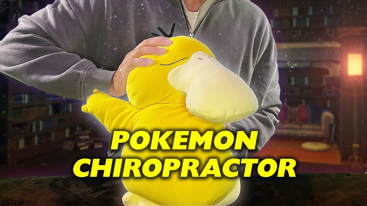 ASMR Chiropractic Treatment for your Psyduck | ASMR Roleplay