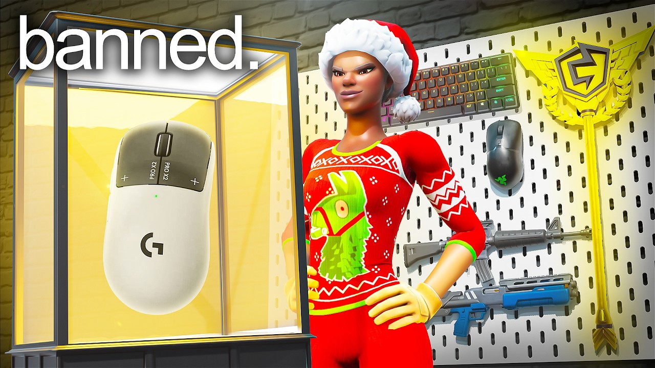 I Bought a BANNED Fortnite Mouse..