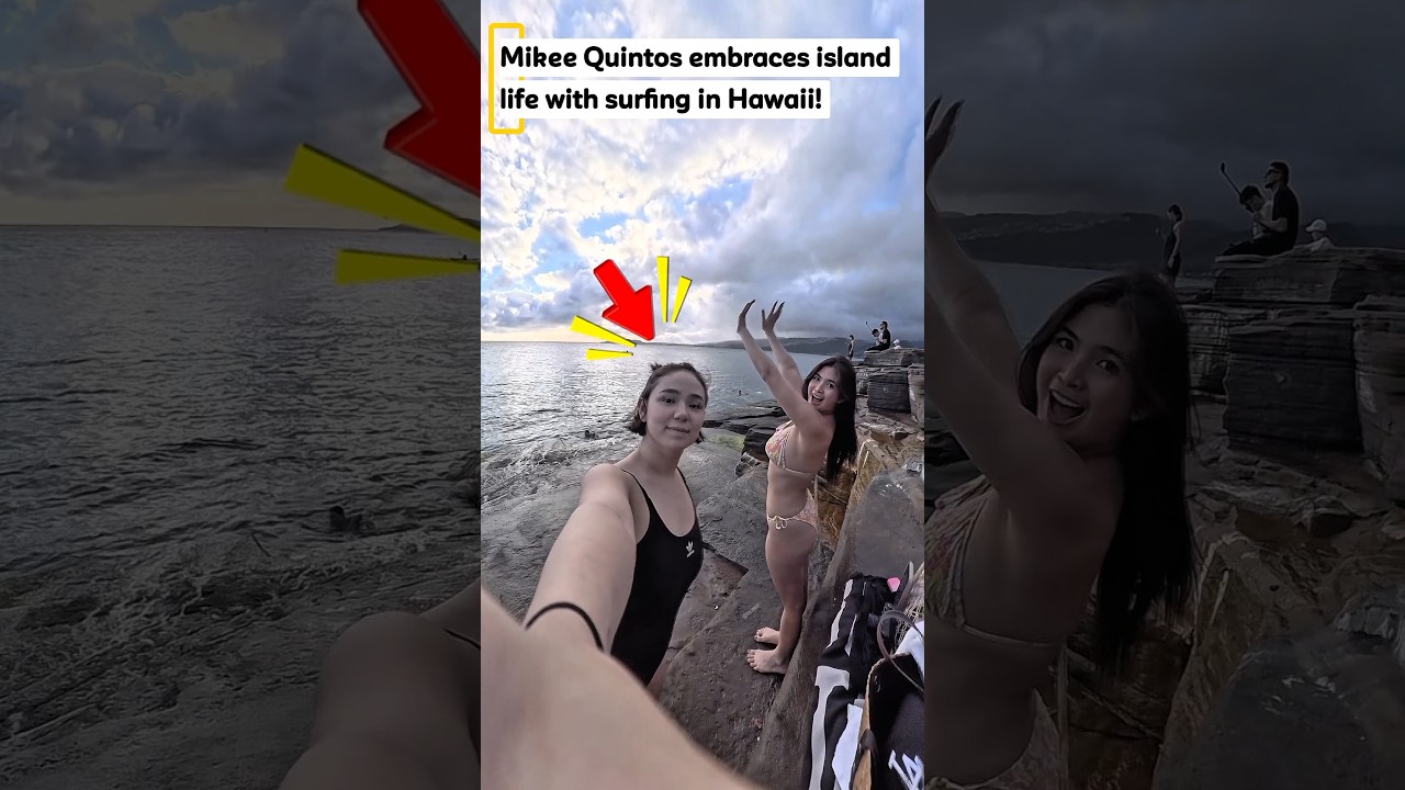 Mikee Quintos Enjoys an Epic Surfing Adventure in Hawaii #shorts