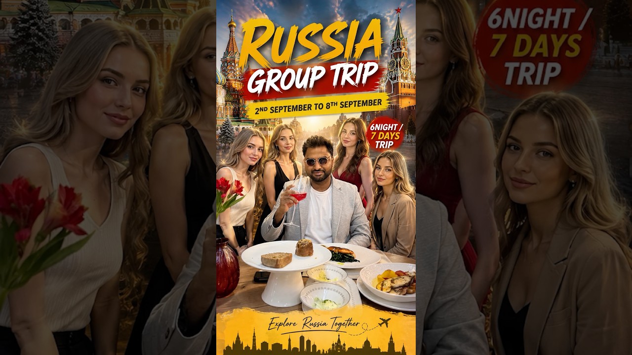 Finally Russia Group Trip Is Ready😍