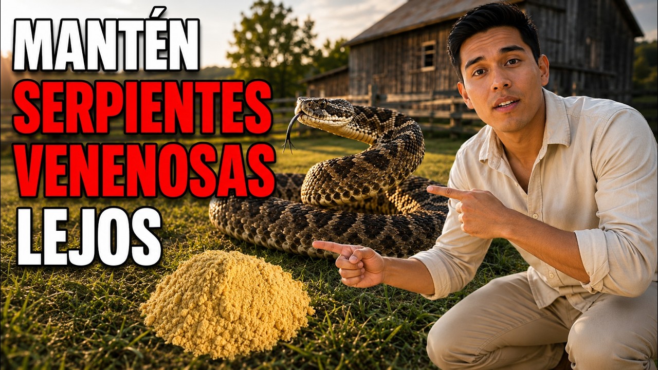 Esto Asusta a las Serpientes Venenosas Más que Nada | Método Amish Probado