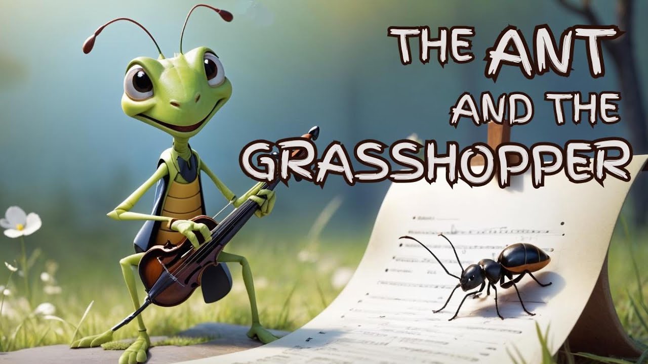 Stories for Kids: The Ant and the Grasshopper - Animated Children's Stories