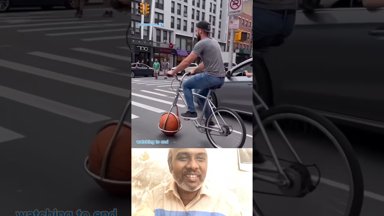 food ball cycle #CreativeBike #BicycleDesign #Basketball #Innovation #AmazingIdeas  #RoadSafety