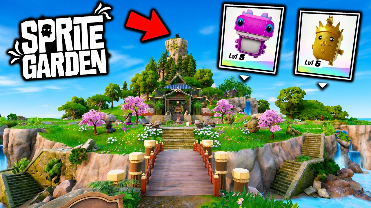 The NEW SPRITE GARDEN in Fortnite! (New Update)