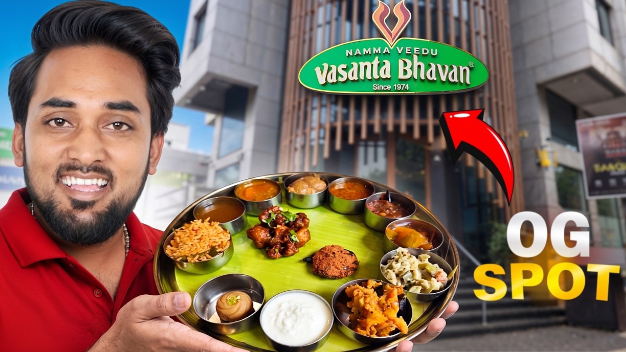 Is Vasantha Bhavan Worth It? 🤔 | We Tried Their Best Veg Dishes!