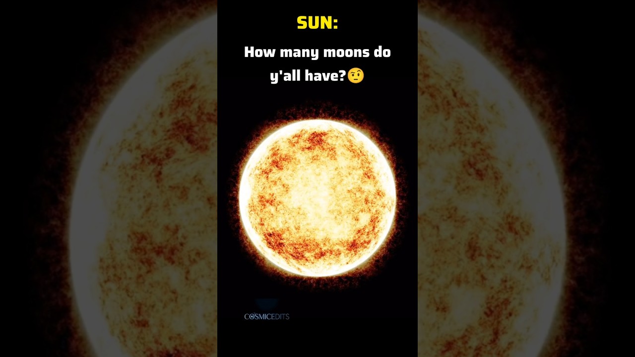 How many moons does each planet have?🤔 #viral #space #educational #interesting #facts
