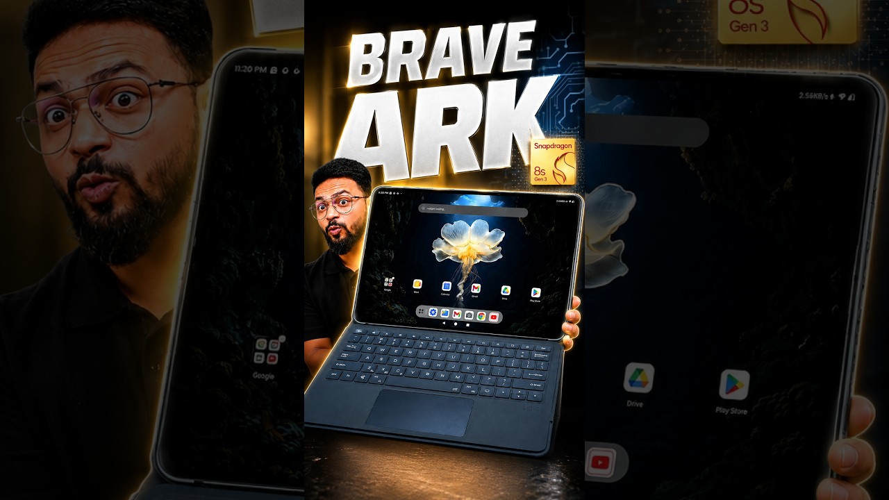 2.8K 144Hz Display + 14,550mAh 🔋 @ Just ₹37,999 🤯 | Brave Ark Tablet ⚡️ #ytshorts