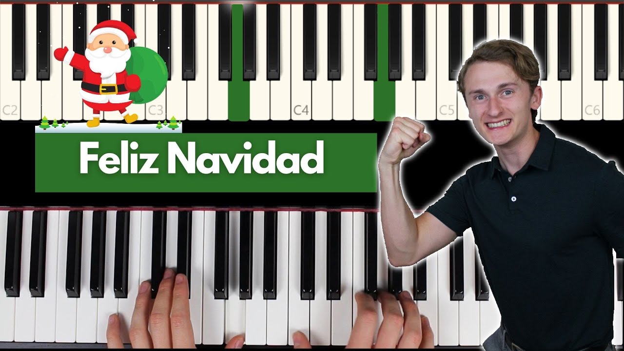 Feliz Navidad - Piano Tutorial - Weihnachtslieder für Anfänger