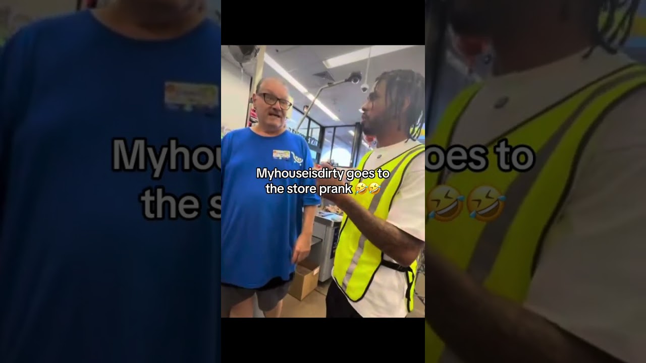 Myhouseisdirty goes to the store prank