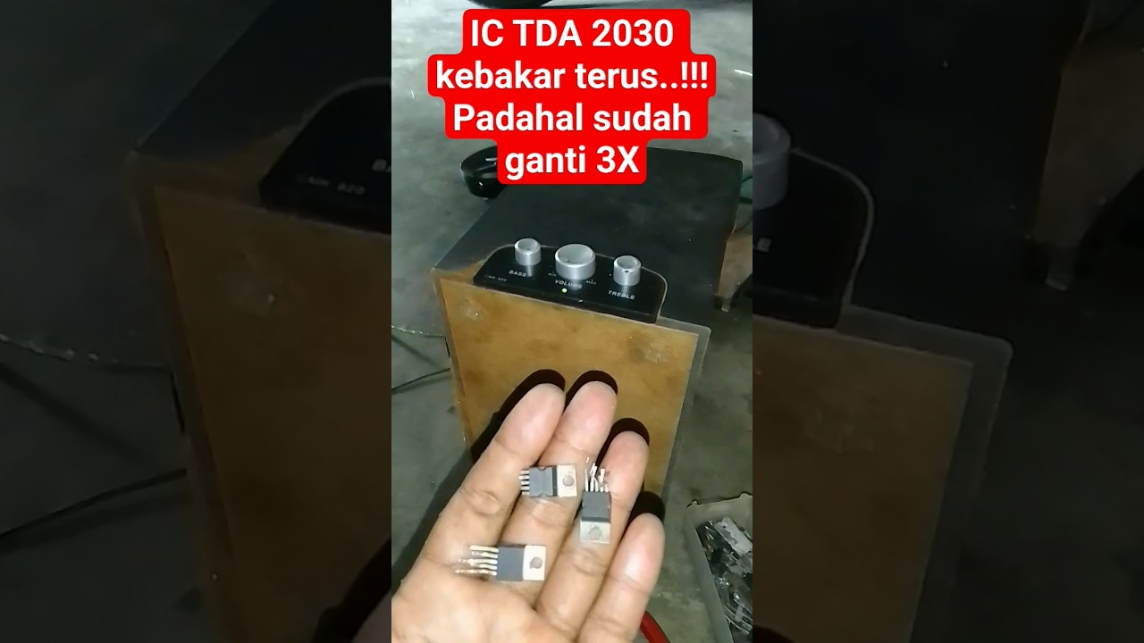 IC TDA 2030 Mati Terus Padahal Sudah Ganti 3 Kali #elektronik #poweramplifier #tda2030 #tda2050