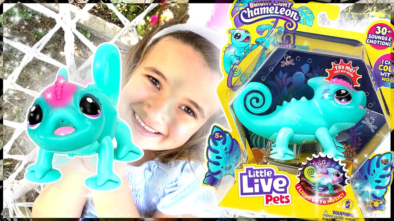 Moose Toys sent us a Little Live Pets - Sunny The Bright Light Chameleon for free!