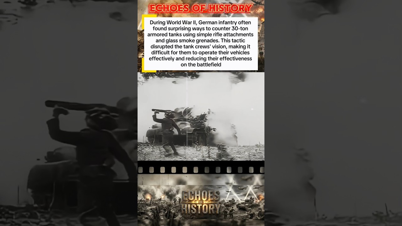 How German Infantry Outsmarted 30-Ton Tanks in WWII #viral #history