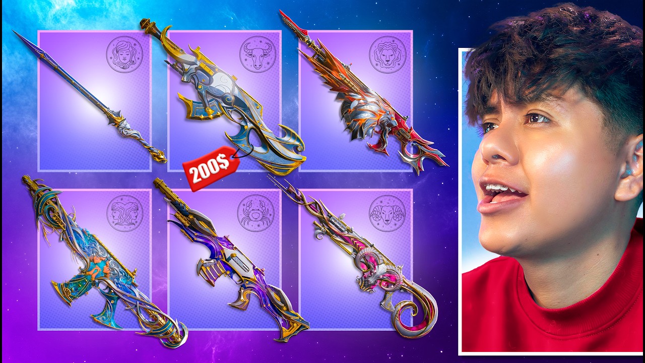 CONSEGUÍ las 6 skins legendarias de la SERIE del Zodiaco 2