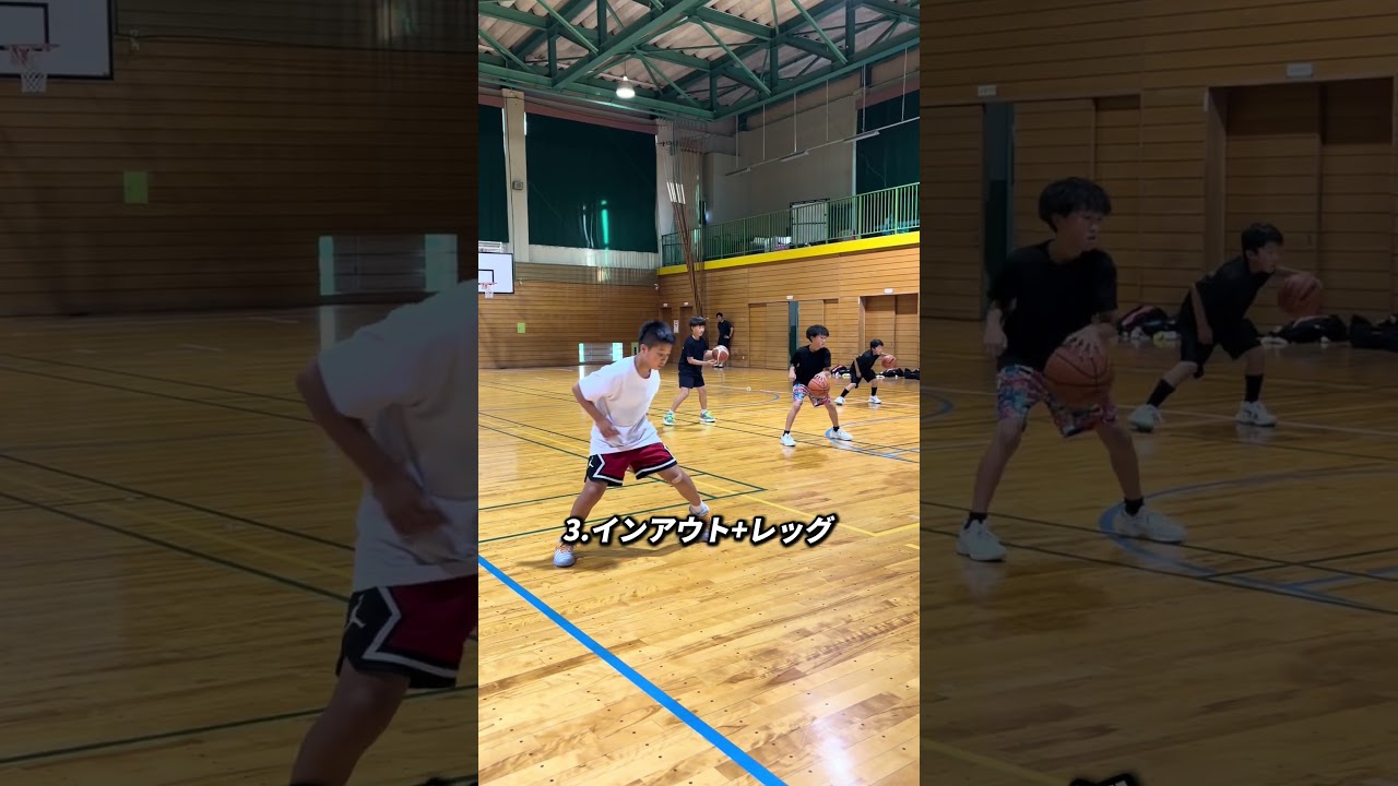 ドリブルドリル🎒✅ #basketball #バスケットボール