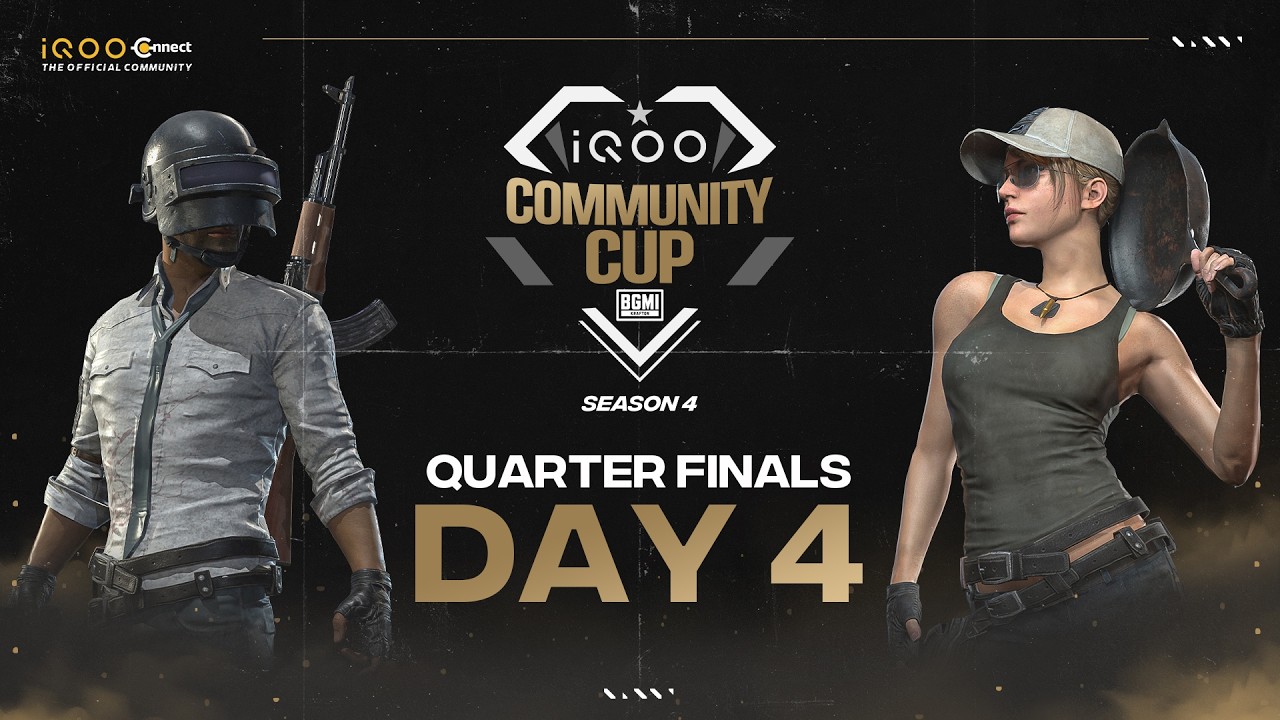 QUARTER FINALS – GROUP 4 LIVE | 18 APRIL 2026🔥 #iQOOCommunityCup