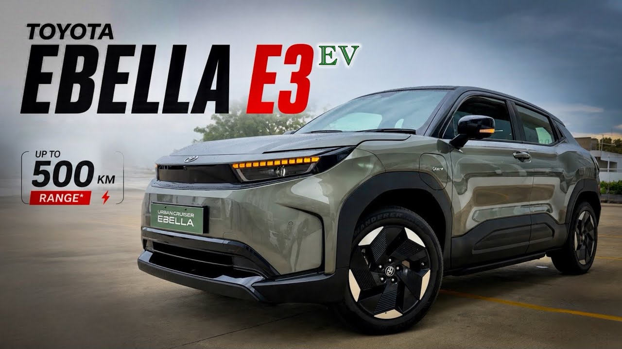 Toyota की पहली Electric SUV आ गई! ⚡ Ebella E3 EV: Range, Features, Real-world Mileage & Walkaround!
