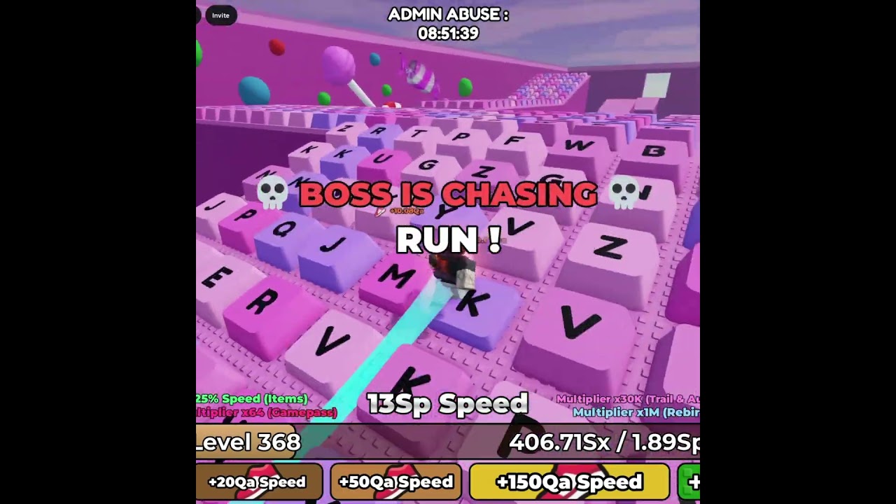 Speed Challange 😱💀 #roblox