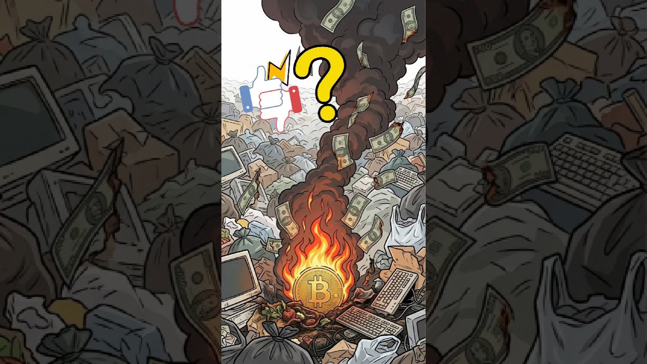 😳💩💸500 Millones en BITCOIN a la BASURA #bitcoin #tech #trader