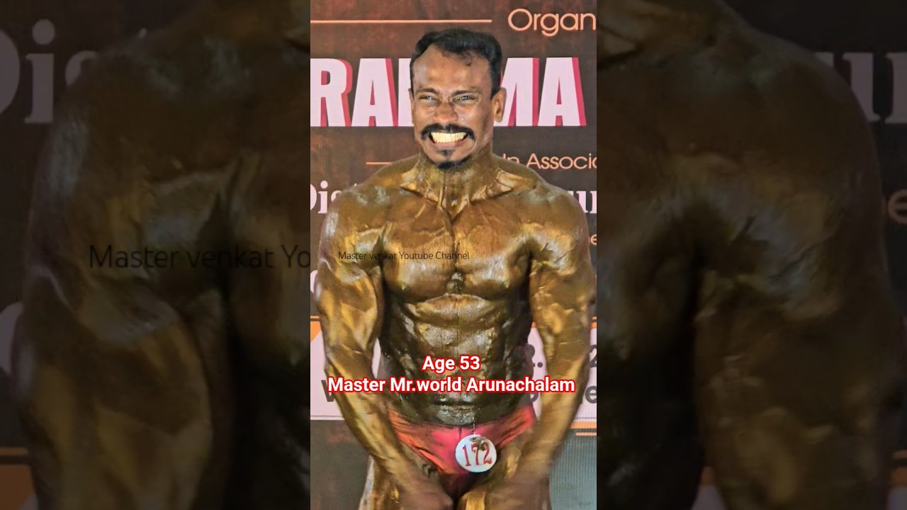 Age 53 Master Mr.world Arunachalam #mrworld #mrindia #tabba #mastervenkat