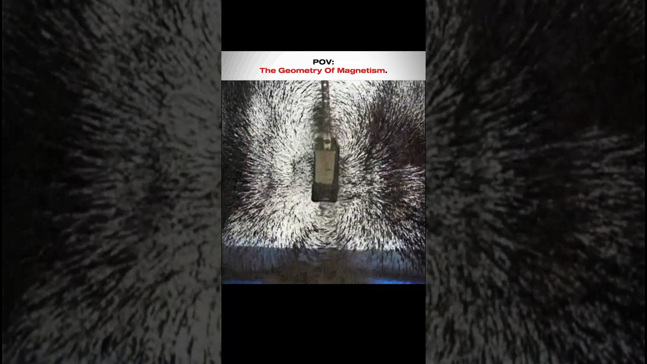 The Geometry of Magnetism #Physics #Magnetism #Geometry#Electromagnetism#ScienceExplained#KurioScope