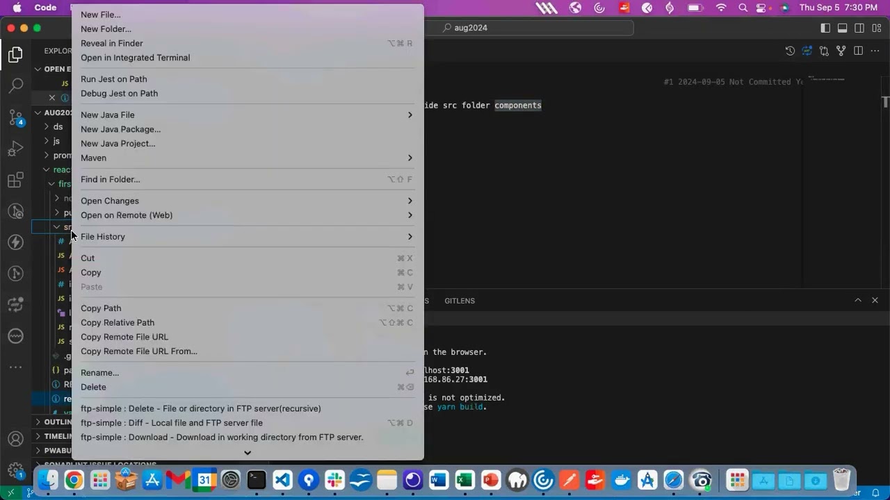 Lesson 010 2024 09 05 react 01