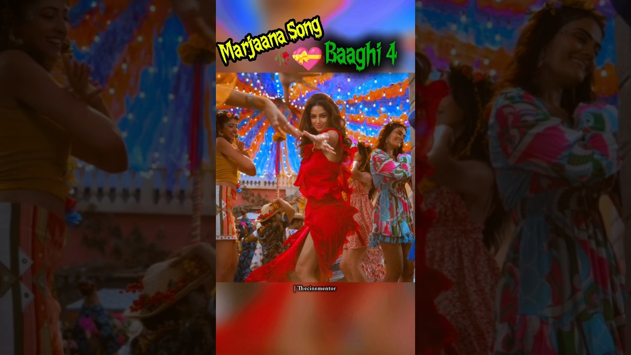 “Baaghi 4 | Tiger Shroff |  | Marjaana Song Heart Touching Scene 💔| Thecinementor Edit #song #movie'