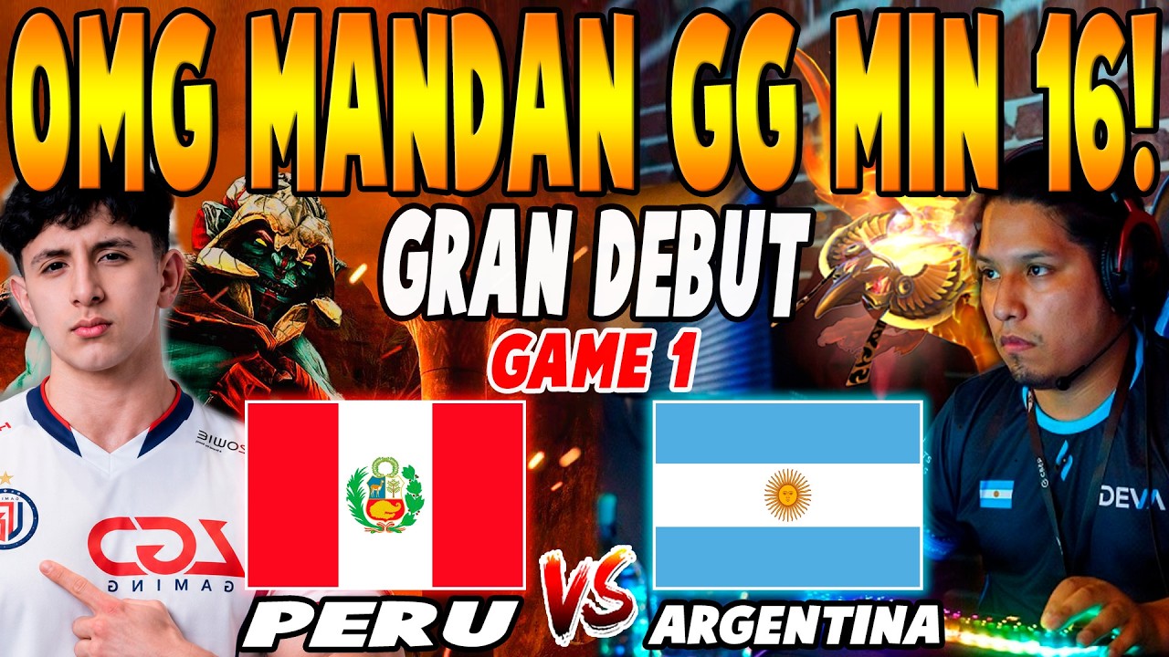 TEAM PERU vs TEAM ARGENTINA [GAME 1] BO3 - GRAN DEBUT "TAILUNG vs HERMIT" - ESPORTS NATIONS DOTA 2