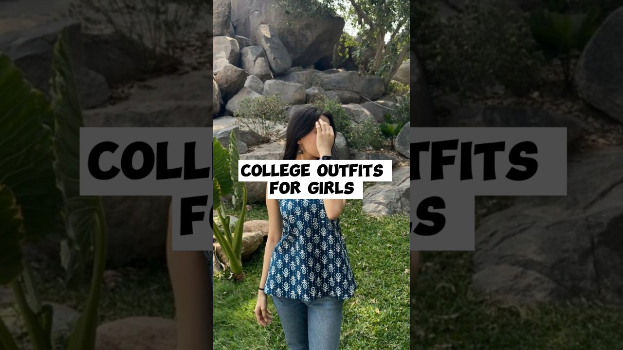 College Outfits For Girls | Casual Outfit #outfit #college #fashion #ootd #casual #style #shorts