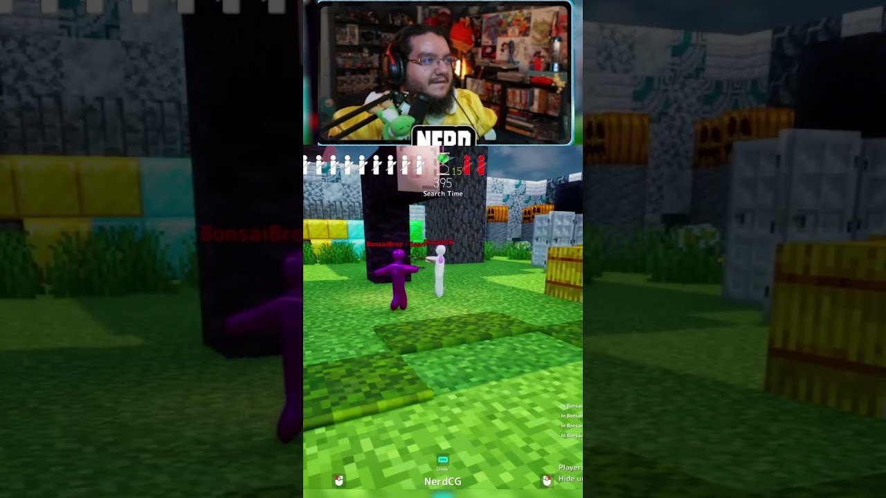 Group Minecraft spot! #mecchachameleon #gaming #nerdcg #prophunt