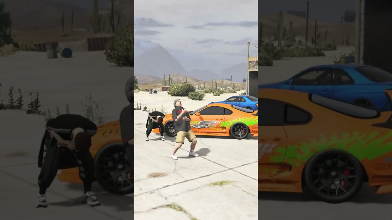 Gara fra Supra e macchina di Ali Mustafa #gta #roleplay #gta5 #fivem #gta6