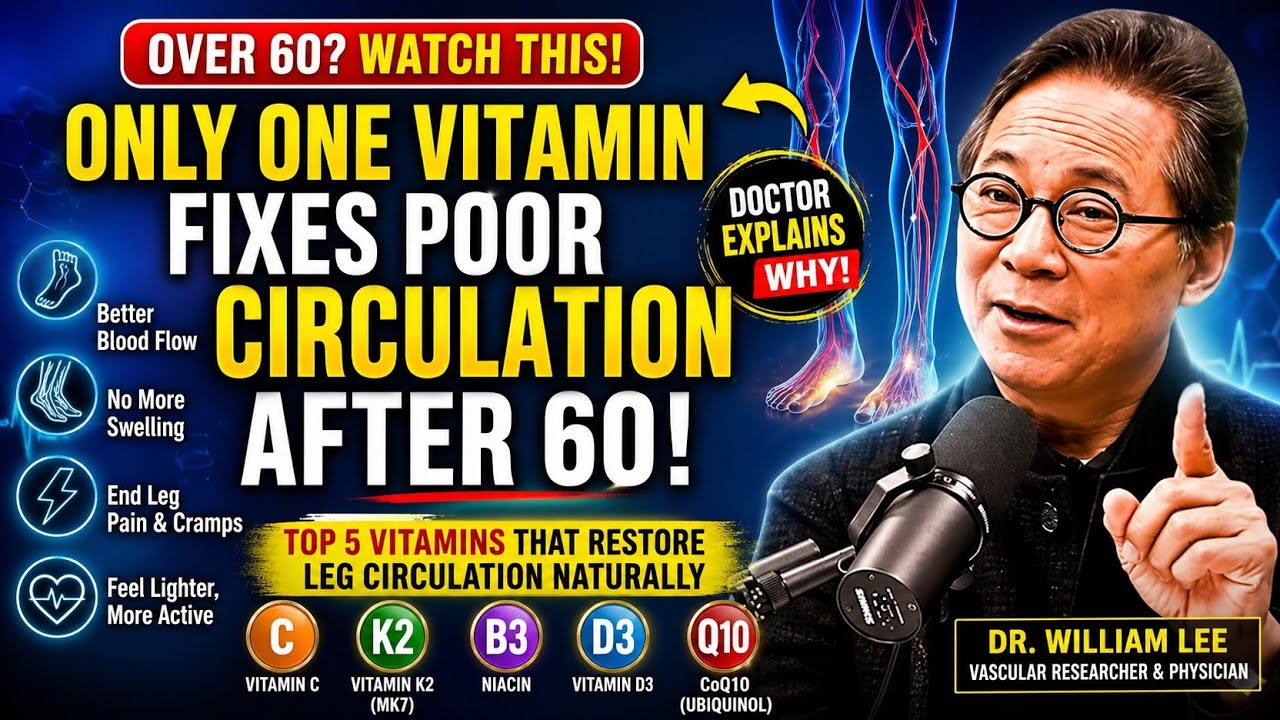 Top 5 Vitamins to Restore Leg Circulation After 60 (Doctor Explains)