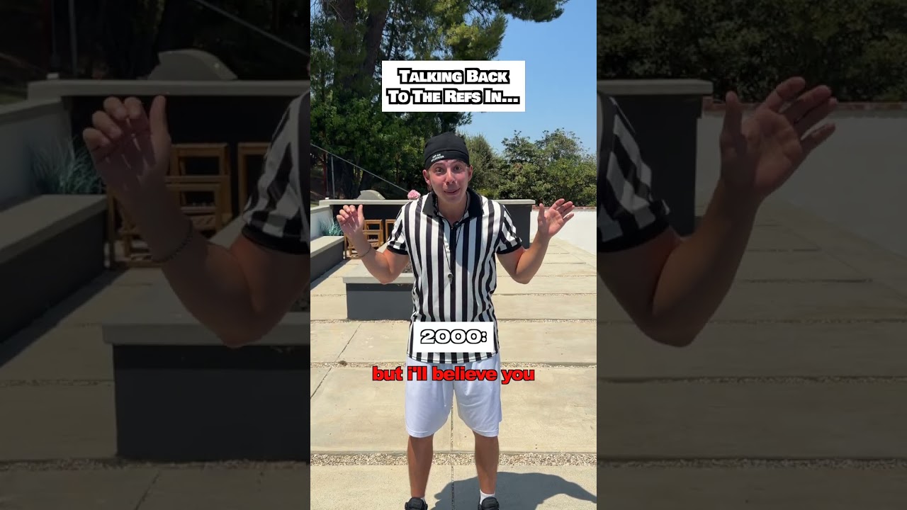 Talking Back To Refs In Different Eras...
